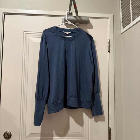 LC Lauren Conrad Tops - LC Lauren Conrad Navy Crew Neck Top